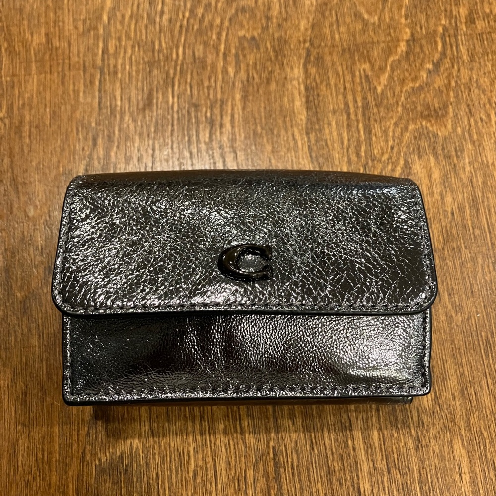 SOLD Coach Trifold Small Wallet - Picture 11 of 13